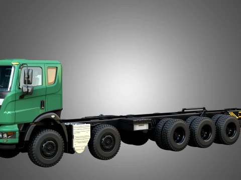 Mahindra Blazo X 49 Truck 3D Model