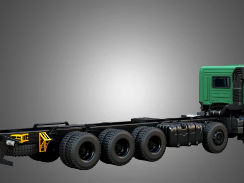 Mahindra Blazo X 49 Truck 3D Model