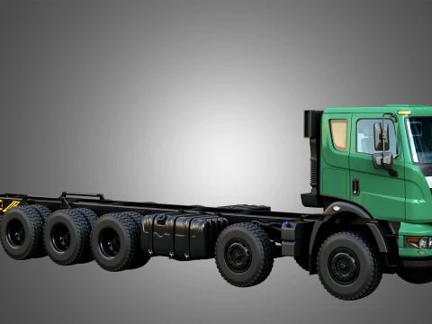 Mahindra Blazo X 49 Truck 3D Model