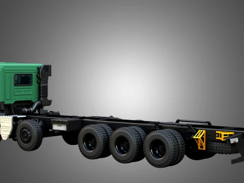 Mahindra Blazo X 49 Truck 3D Model