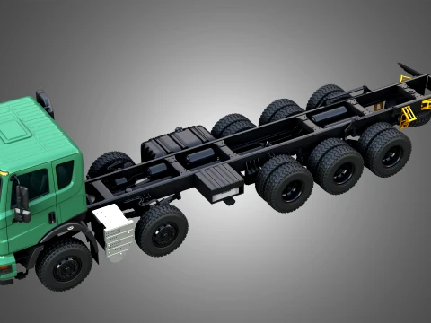 Mahindra Blazo X 49 Truck 3D Model