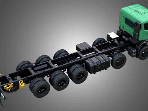 Mahindra Blazo X 49 Truck 3D Model