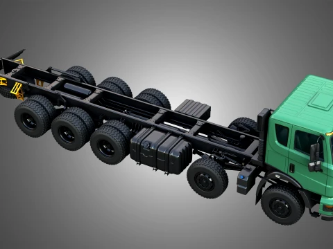 Mahindra Blazo X 49 Truck 3D Model