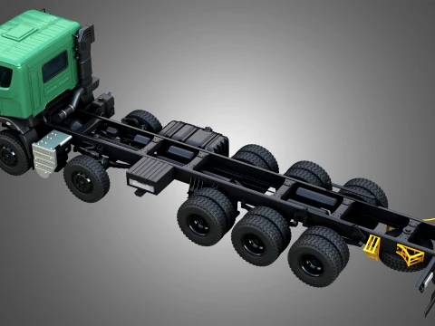 Mahindra Blazo X 49 Truck 3D Model