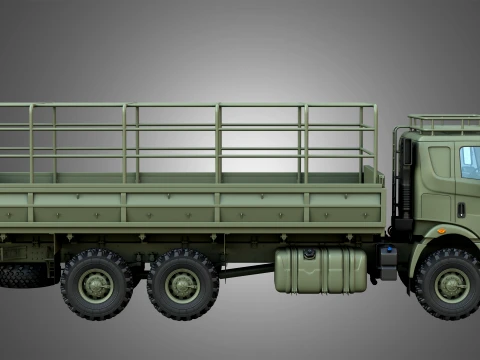 Generic Military Truck 6X6 3D Model