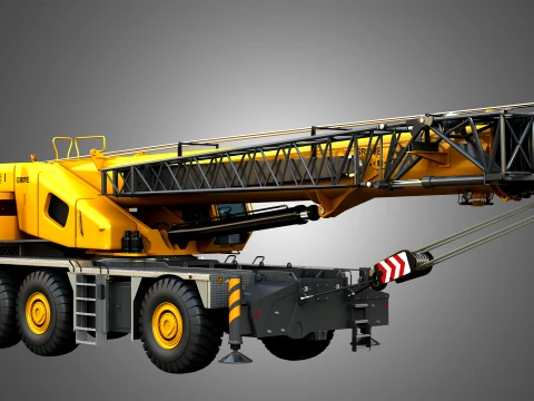 GRT 9165 Mobile Crane 3D Model