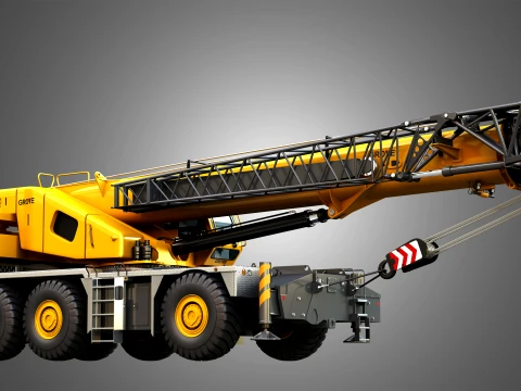 GRT 9165 Mobile Crane 3D Model
