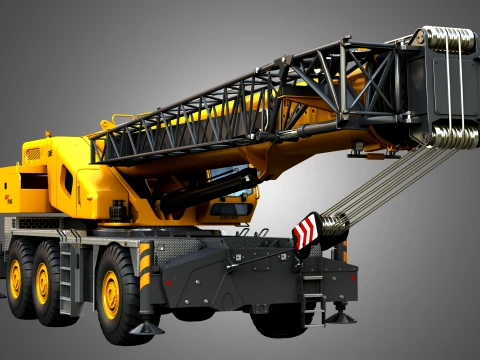 GRT 9165 Mobile Crane 3D Model