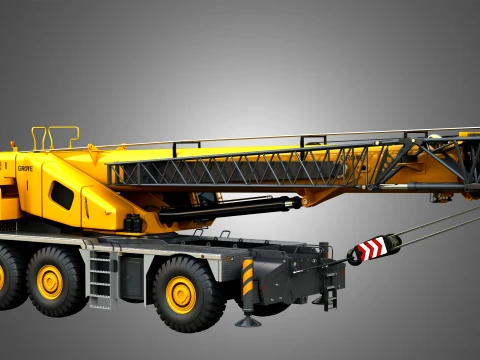 GRT 9165 Mobile Crane 3D Model