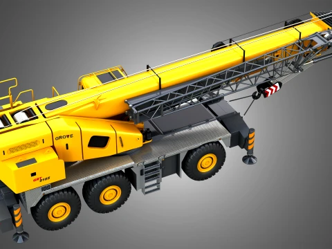 GRT 9165 Mobile Crane 3D Model