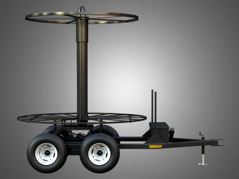 Stringer Tile Trailer 3D Model