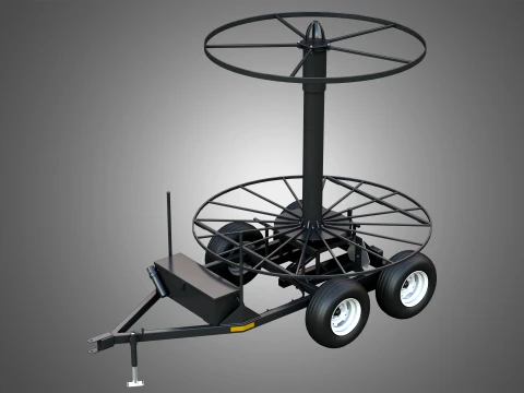 Stringer Tile Trailer 3D Model