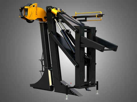 Tile Plow 712 - 7 Attachment 3D Model
