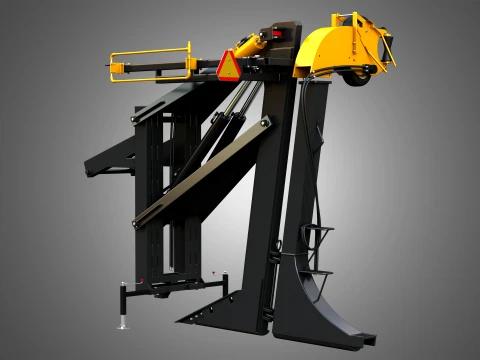 Tile Plow 712 - 7 Attachment 3D Model