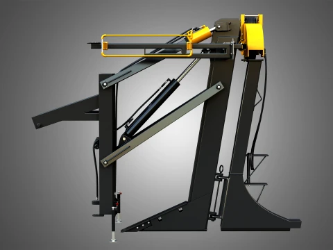 Tile Plow 712 - 7 Attachment 3D Model
