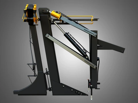 Tile Plow 712 - 7 Attachment 3D Model