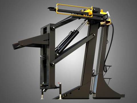 Tile Plow 712 - 7 Attachment 3D Model