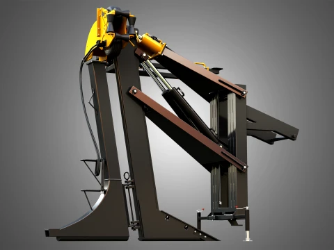 Tile Plow 712 - 7 Attachment 3D Model