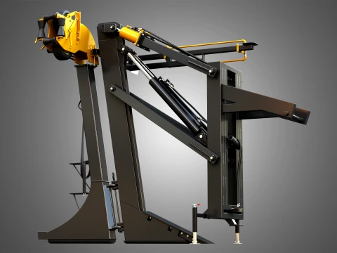 Tile Plow 712 - 7 Attachment 3D Model