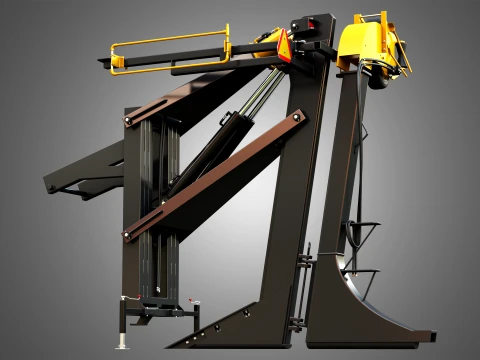 Tile Plow 712 - 7 Attachment 3D Model