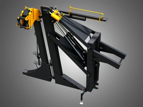 Tile Plow 712 - 7 Attachment 3D Model