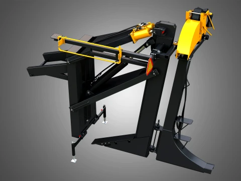Tile Plow 712 - 7 Attachment 3D Model