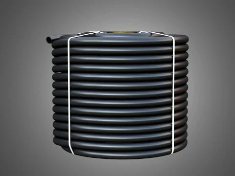 Rolled Pipe 3D Model