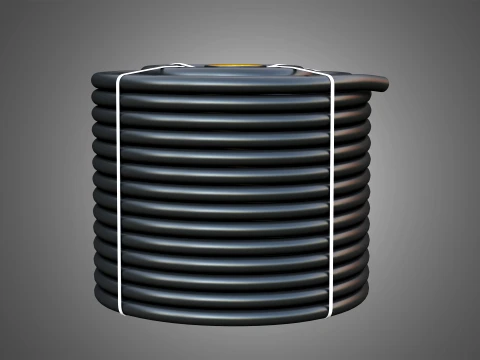 Rolled Pipe 3D Model
