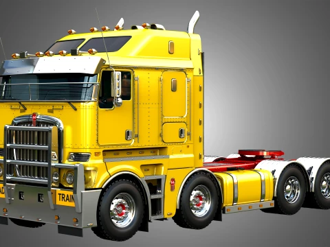 K200 Twin Steer &ndash; LKW mit gro&szlig;er Kabine 3D Modell