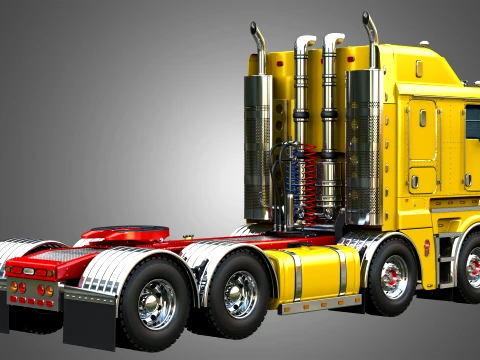 K200 Twin Steer - Big Cab Truck 3D Model
