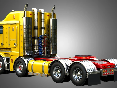 K200 Twin Steer - Big Cab Truck 3D Model