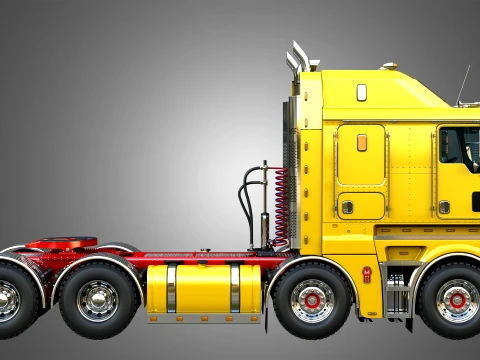 K200 Twin Steer - Big Cab Truck 3D Model