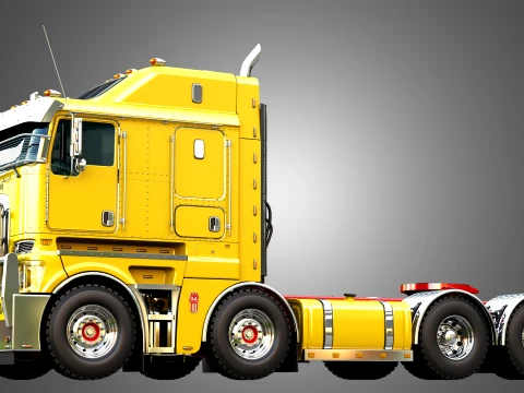 K200 Twin Steer - Big Cab Truck 3D Model