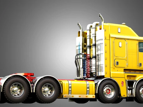 K200 Twin Steer - Big Cab Truck 3D Model