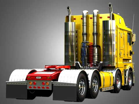 K200 Twin Steer - Big Cab Truck 3D Model