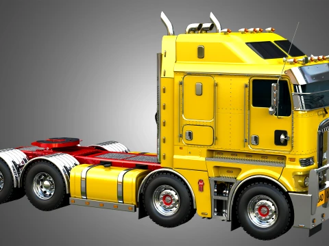K200 Twin Steer - Big Cab Truck 3D Model