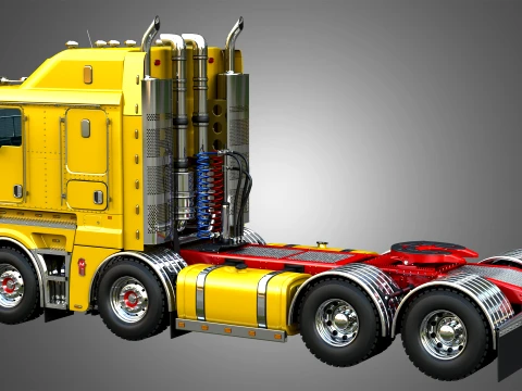 K200 Twin Steer - Big Cab Truck 3D Model