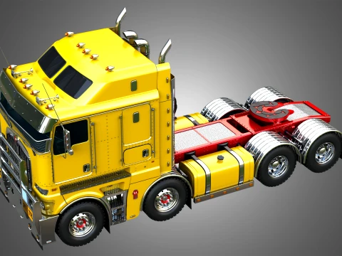 K200 Twin Steer - Big Cab Truck 3D Model