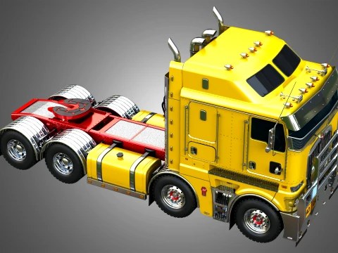 K200 Twin Steer - Big Cab Truck 3D Model