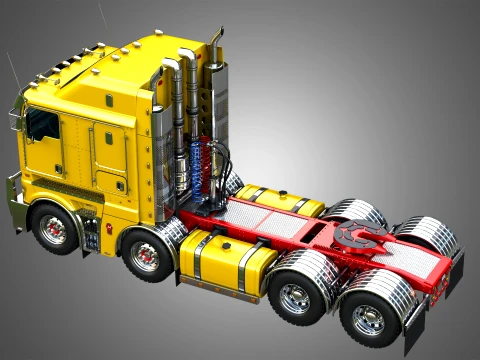 K200 Twin Steer - Big Cab Truck 3D Model