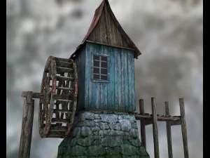 water mill 3D Model