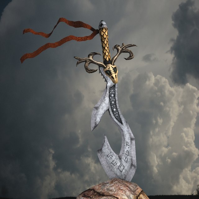hornblade 3D मॉडल .c4d .max .obj .3ds .fbx .stl .blend 