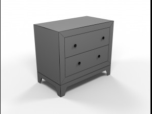 chest box case bin storage 3Dモデル