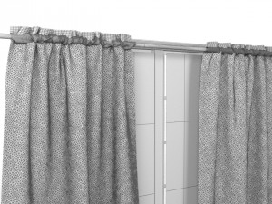 curtains window Modelo 3D