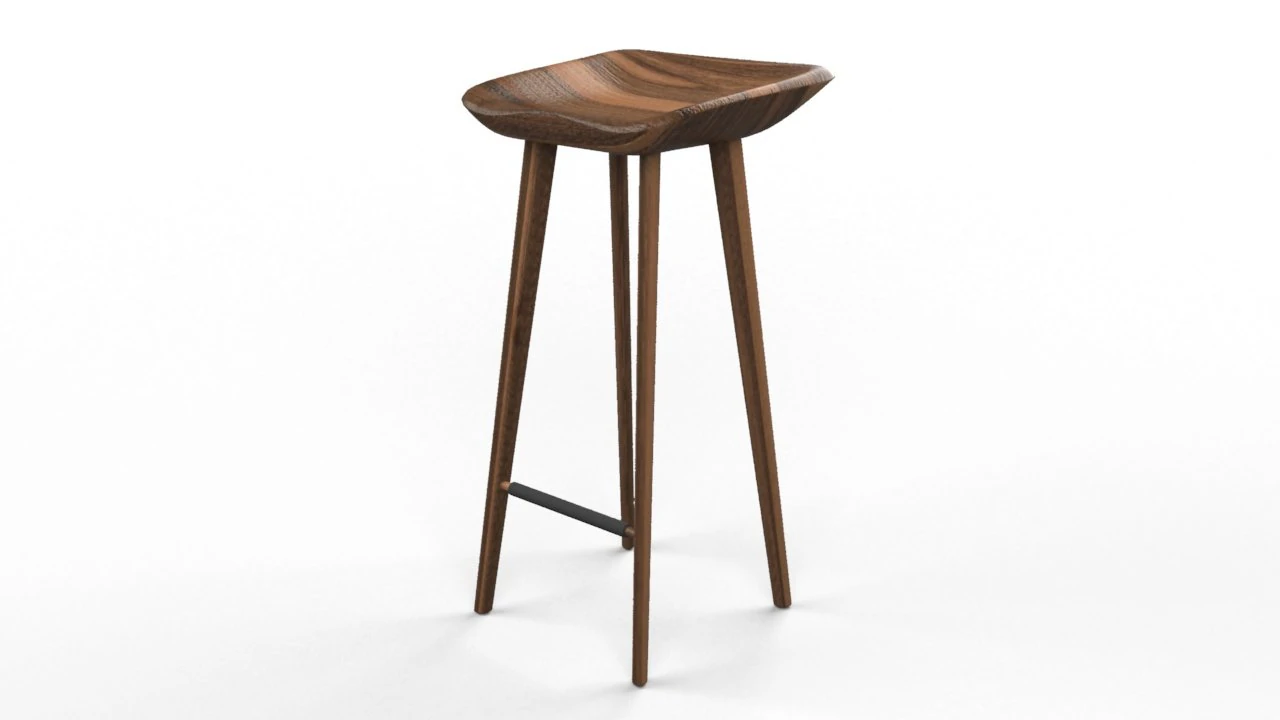 tractor barstool 3D Model .c4d .max .obj .3ds .fbx .stl .blend