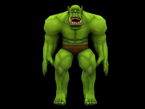 orc boar rider 3D Model
