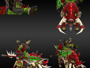 orc boar rider 3D Model