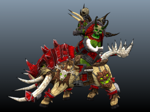orc boar rider 3D Model