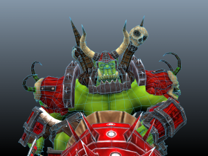 orc boar rider 3D Model