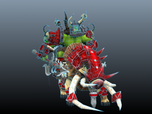 orc boar rider 3D Model